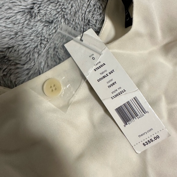 Theory Stassia Double GGT Ivory Jumpsuit - Picture 4 of 6